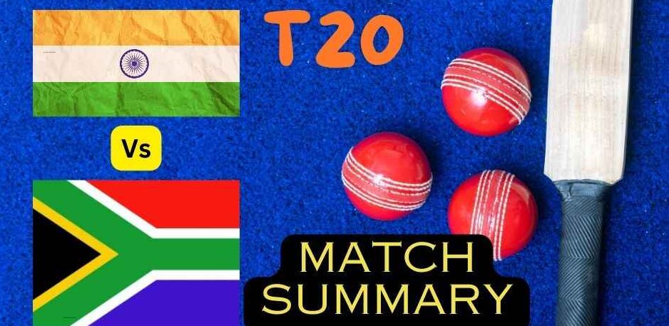 India Vs South Africa T20 Cricket World Cup Final Match Summary